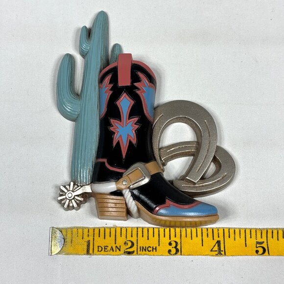 Set of 5 VTG Burwood Made in USA Western Cowboy Ranch Southwestern Art Decor - Picture 8 of 13